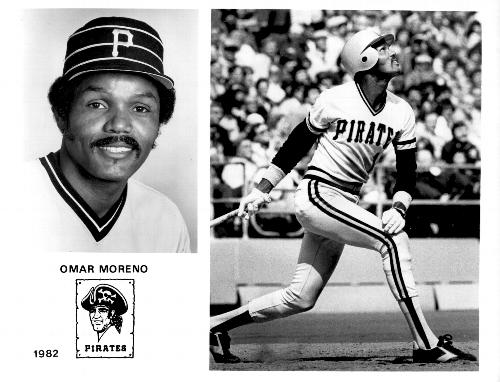 1982 Pittsburgh Pirates 8x10 Photos #NNO Omar Moreno Front