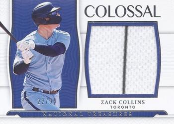 2022 Panini National Treasures - Colossal Materials #CLM-ZC Zack Collins Front