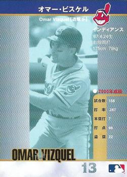 2000 MLB Tour Of Japan All-Star Series Program #NNO Omar Vizquel Back