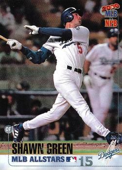 2000 MLB Tour Of Japan All-Star Series Program #NNO Shawn Green Front