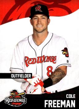 2022 Choice Rochester Red Wings #6 Cole Freeman Front