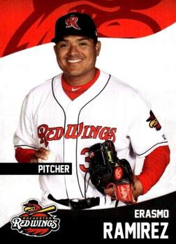 2022 Choice Rochester Red Wings #15 Erasmo Ramirez Front