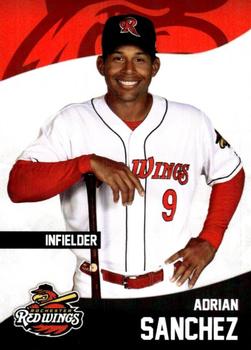 2022 Choice Rochester Red Wings #18 Adrian Sanchez Front