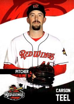 2022 Choice Rochester Red Wings #19 Carson Teel Front