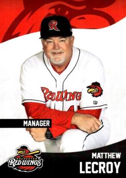2022 Choice Rochester Red Wings #24 Matt LeCroy Front