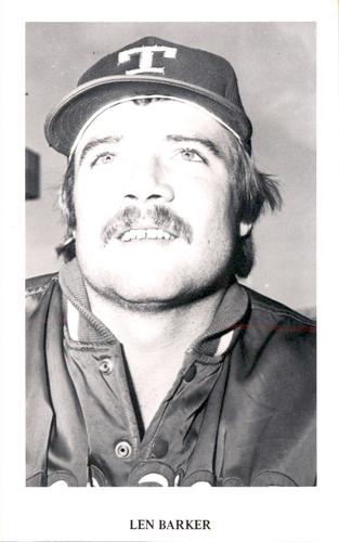 1978 Texas Rangers Photocards #NNO Len Barker Front