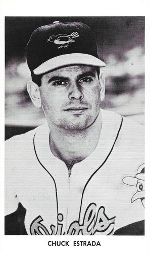 1962 Baltimore Orioles Photocards #NNO Chuck Estrada Front