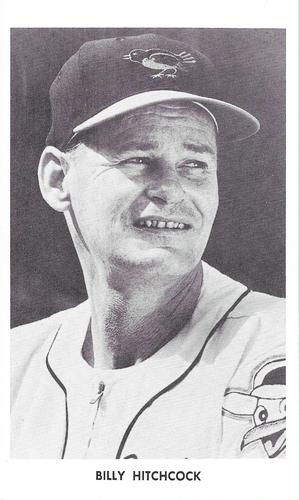 1962 Baltimore Orioles Photocards #NNO Billy Hitchcock Front