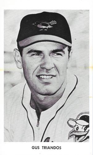 1962 Baltimore Orioles Photocards #NNO Gus Triandos Front