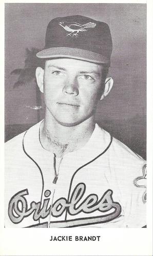 1960 Baltimore Orioles Photocards #NNO Jackie Brandt Front
