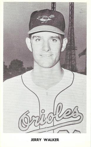 1960 Baltimore Orioles Photocards #NNO Jerry Walker Front