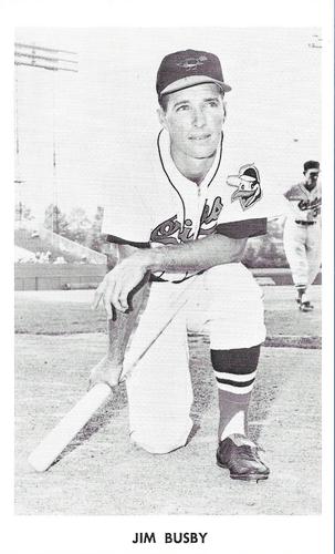 1961 Baltimore Orioles Photocards #NNO Jim Busby Front
