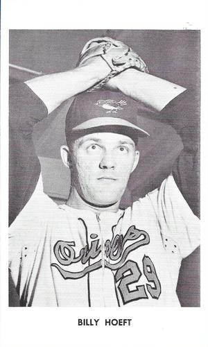 1961 Baltimore Orioles Photocards #NNO Billy Hoeft Front