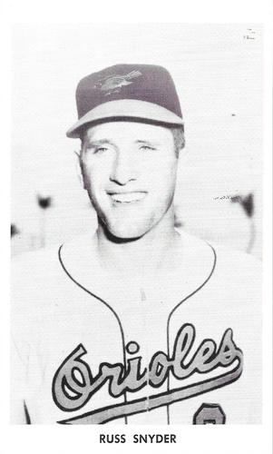 1961 Baltimore Orioles Photocards #NNO Russ Snyder Front
