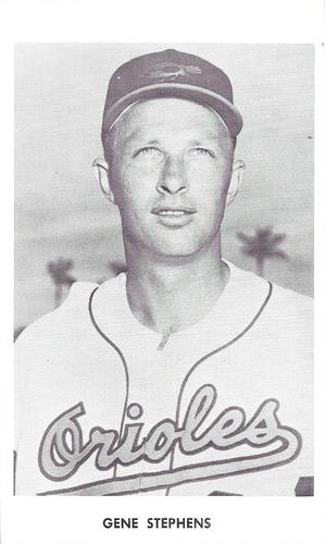 1961 Baltimore Orioles Photocards #NNO Gene Stephens Front