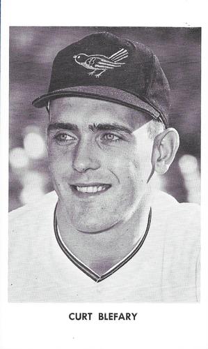 1965 Baltimore Orioles Photocards #NNO Curt Blefary Front