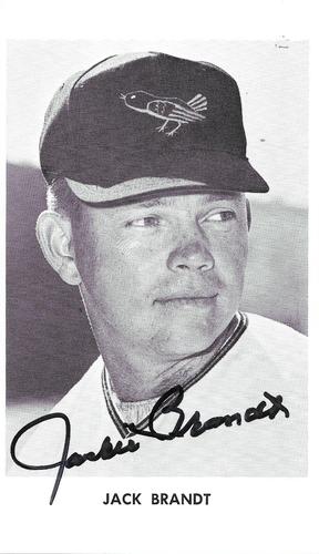 1965 Baltimore Orioles Photocards #NNO Jack Brandt Front