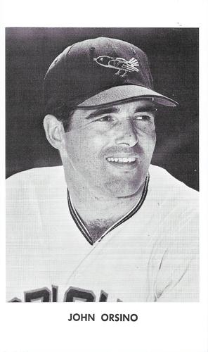 1965 Baltimore Orioles Photocards #NNO John Orsino Front