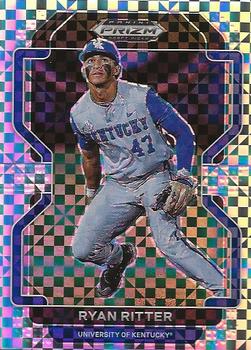 2022 Panini Prizm Draft Picks - Power Plaid #PDP116 Ryan Ritter Front