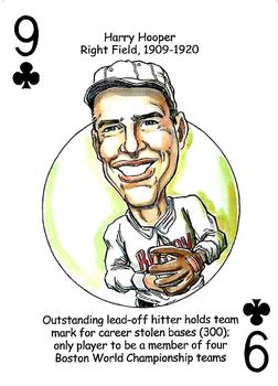 2022 Hero Decks Boston Red Sox Baseball Heroes Playing Cards (16th Edition) #9♣ Harry Hooper Front