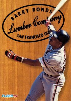 1994 Fleer - Lumber Company #2 Barry Bonds Front
