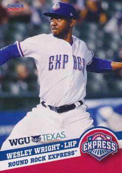 2017 Choice Round Rock Express #27 Wesley Wright Front