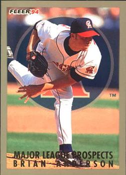 1994 Fleer - Major League Prospects #2 Brian Anderson Front