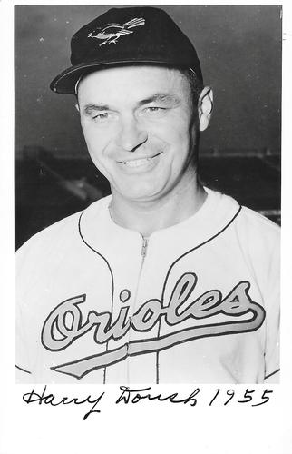 1956 Baltimore Orioles Photocards #015 Harry Dorish Front