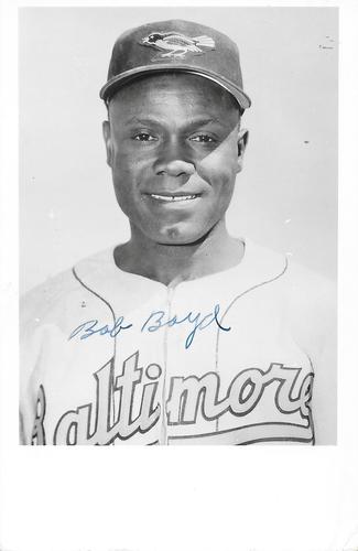 1956 Baltimore Orioles Photocards #020 Bob Boyd Front