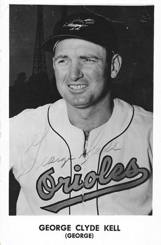1956 Baltimore Orioles Photocards #020 George Clyde Kell Front