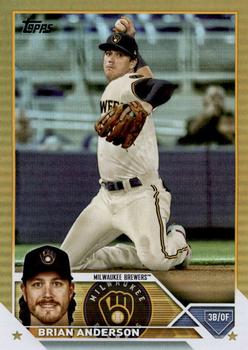 2023 Topps - Gold Foil #480 Brian Anderson Front