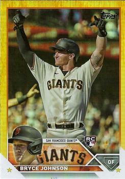 2023 Topps - Gold Foil #571 Bryce Johnson Front