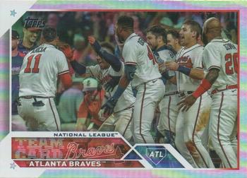 2023 Topps - Rainbow Foil #168 Atlanta Braves Front