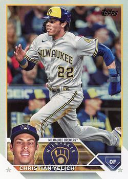 2023 Topps - Rainbow Foil #192 Christian Yelich Front