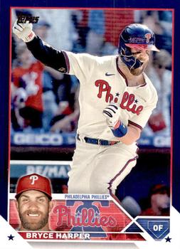 2023 Topps - Royal Blue #3 Bryce Harper Front