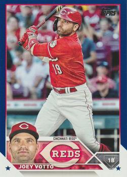 2023 Topps - Royal Blue #19 Joey Votto Front