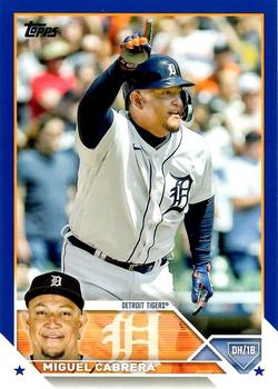 2023 Topps - Royal Blue #24 Miguel Cabrera Front