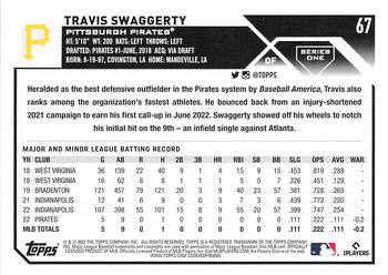 2023 Topps - Royal Blue #67 Travis Swaggerty Back