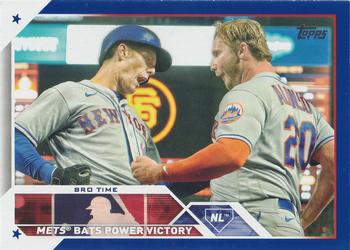 2023 Topps - Royal Blue #190 Bro Time Front