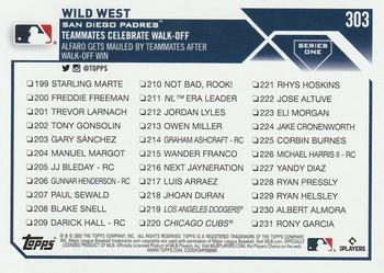 2023 Topps - Royal Blue #303 Wild West Back