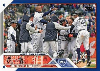 2023 Topps - Royal Blue #555 Detroit Tigers Front