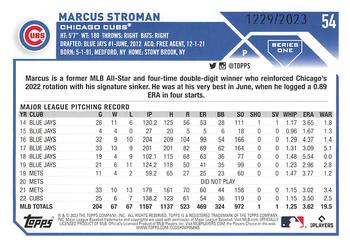 2023 Topps - Gold #54 Marcus Stroman Back