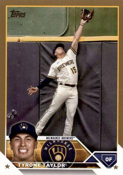 2023 Topps - Gold #61 Tyrone Taylor Front