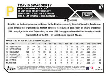 2023 Topps - Gold #67 Travis Swaggerty Back