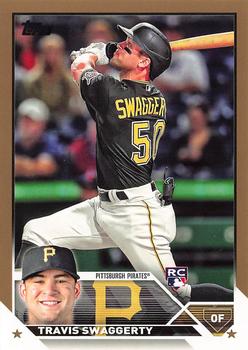 2023 Topps - Gold #67 Travis Swaggerty Front