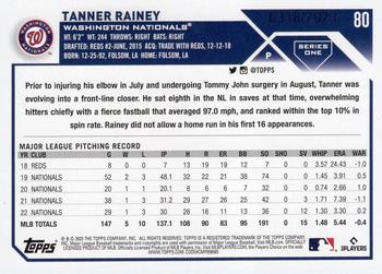 2023 Topps - Gold #80 Tanner Rainey Back