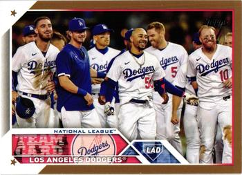 2023 Topps - Gold #219 Los Angeles Dodgers Front