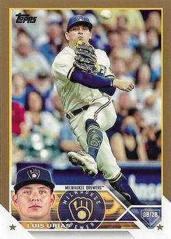 2023 Topps - Gold #322 Luis Urias Front