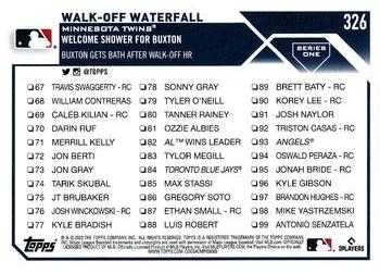 2023 Topps - Gold #326 Walk-off Waterfall Back