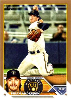 2023 Topps - Gold #480 Brian Anderson Front